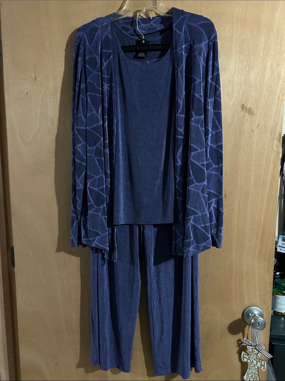 Citiknits Women's Navy Blue 3-Piece Lounge Set - Unknown Brand